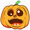 Creepy Pumpkin Scary Pumpkin Creepy Icon