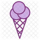 Sahne Eis Dessert Symbol