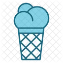 Sahne Eis Dessert Symbol