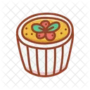Creme Brulee Dessert Bakery Icon