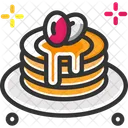 Pan Cake Gateau Sucre Icon