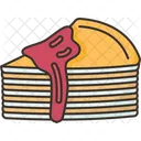 Crepe-Kuchen  Symbol