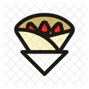 Crepes Pastry Snack Icon