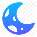 Crescent Half Moon Moon Icon