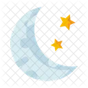 Crescent Moon Moon Eclipse Icon