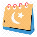 Crescent Islamic Calendar Ramadan Calendar Icon