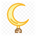 Crescent Moon Islam Icon