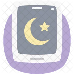 Crescent and Star  Icon