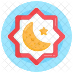 Crescent Badge  Icon