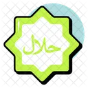 Crescent Badge Ramadan Badge Islamic Label Icon