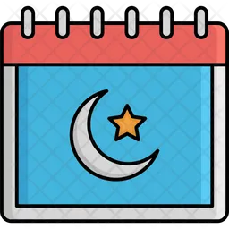 Crescent Calendar  Icon