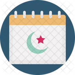 Crescent Calendar  Icon