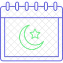 Crescent Calendar  Icon