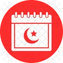 Crescent Calendar  Icon