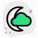 Crescent Clouds  Icon