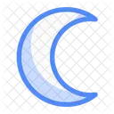 Crescent Moon Night Icon