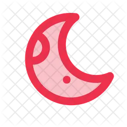 Crescent moon  Icon