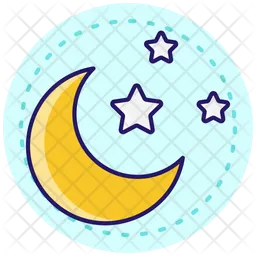 Crescent moon  Icon