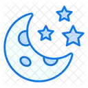 Crescent Moon Moon Night Icon