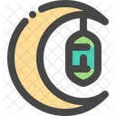 Crescent Moon Lantern Icon