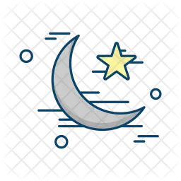 Crescent moon  Icon