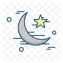 Crescent Star Islamic Icon