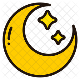 Free Yellow Moon SVG, PNG Icon, Symbol. Download Image.