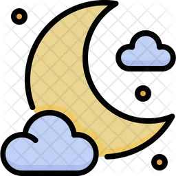 Crescent moon  Icon