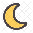 Crescent Moon Half Moon Moon 아이콘