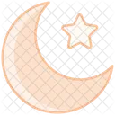 Crescent Moon And Star Icon