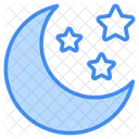 Crescent Moon And Star Icon