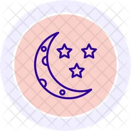 Crescent moon  Icon