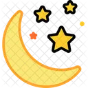 Crescent Moon Moon Night Icon