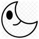 Crescent moon  Icon