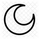 Crescent moon  Icon