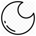 Crescent moon  Icon
