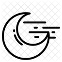 Crescent moon  Icon