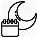 Crescent moon  Icon
