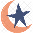 Crescent Moon Stars Star Space Icon