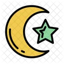 Crescentmoon Star Space Icon