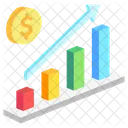 Crescimento Negocios Grafico Ícone