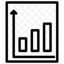 Grafico De Crescimento Crescimento Do Negocio Grafico De Negocios Ícone