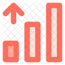 Crescimento Grafico Seta Ícone