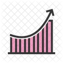 Aumentando Grafico Crescimento Ícone