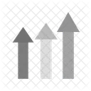 Crescimento Inflacao Grafico Ícone