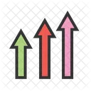 Inflacao Crescimento Grafico Ícone