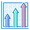 Crescimento Grafico Analise Ícone