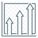 Crescimento Grafico Analise Ícone