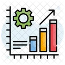 Crescimento Grafico Analise Ícone