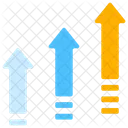 Aumentar Crescer Grafico Ícone